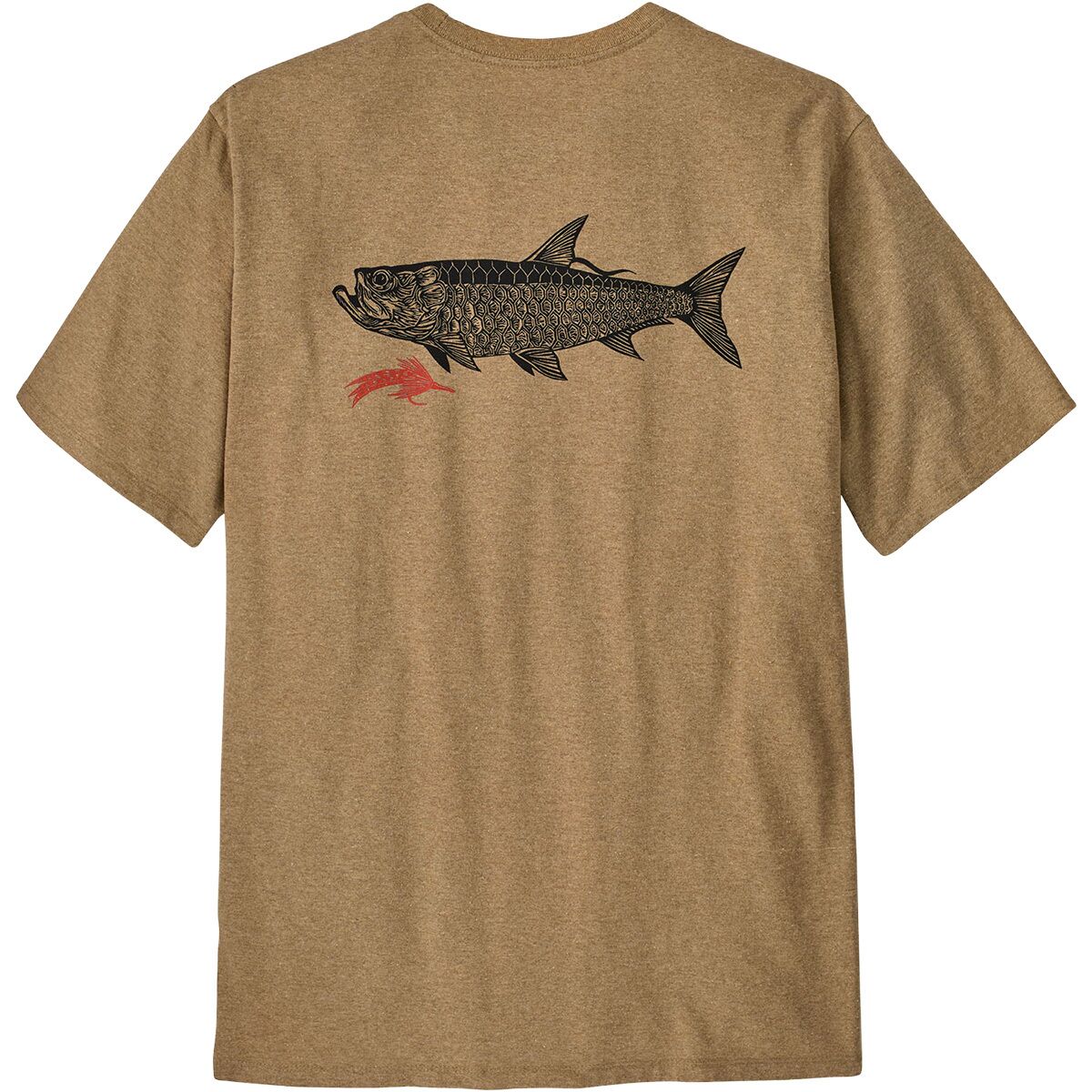 Image of Patagonia Take a Stand Responsibili-Tee Shirt - Men's Salty Roach: Bobcat Brown, S