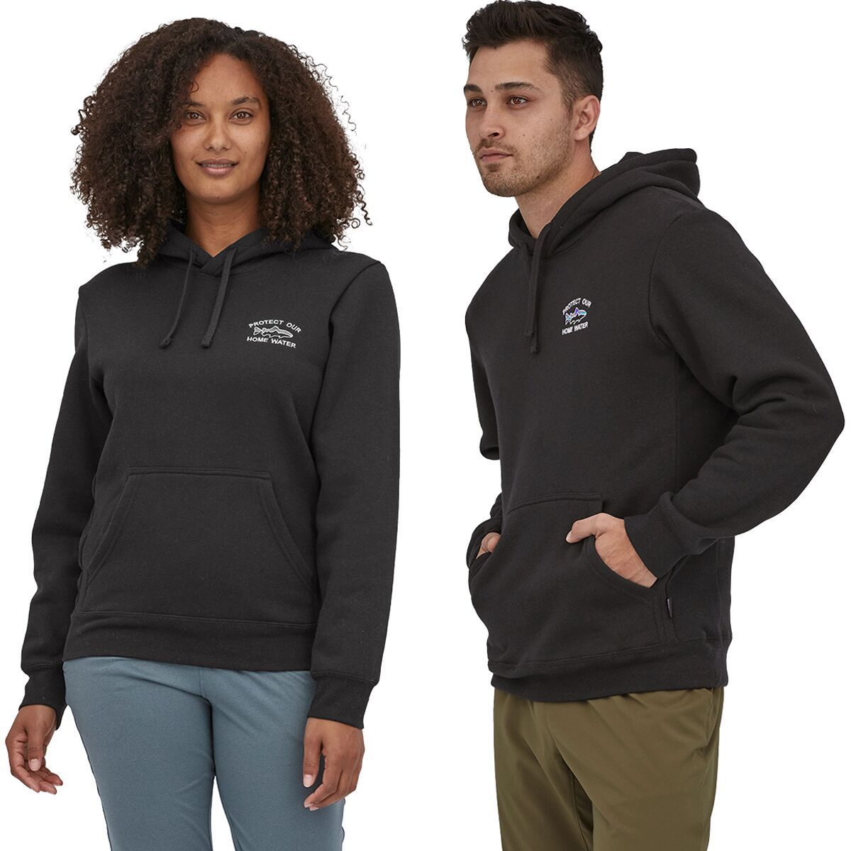 Image of Patagonia Home Water Trout Uprisal Hoodie Black, XL