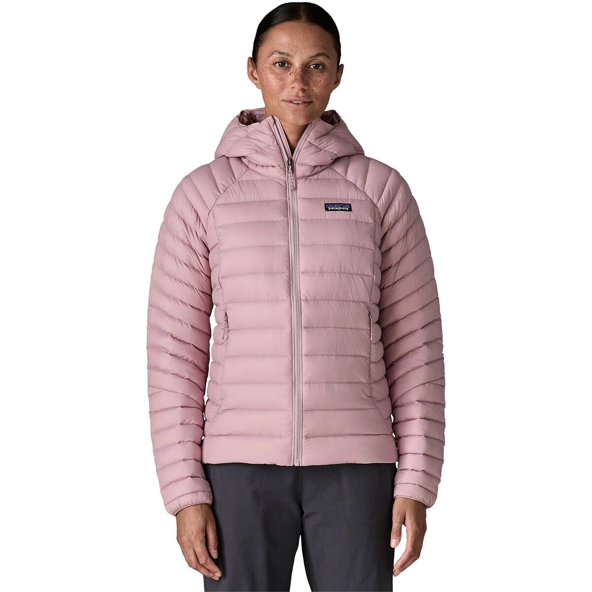Image of Patagonia Down Sweater Hooded Jacket - Women's Quiet Violet, XL