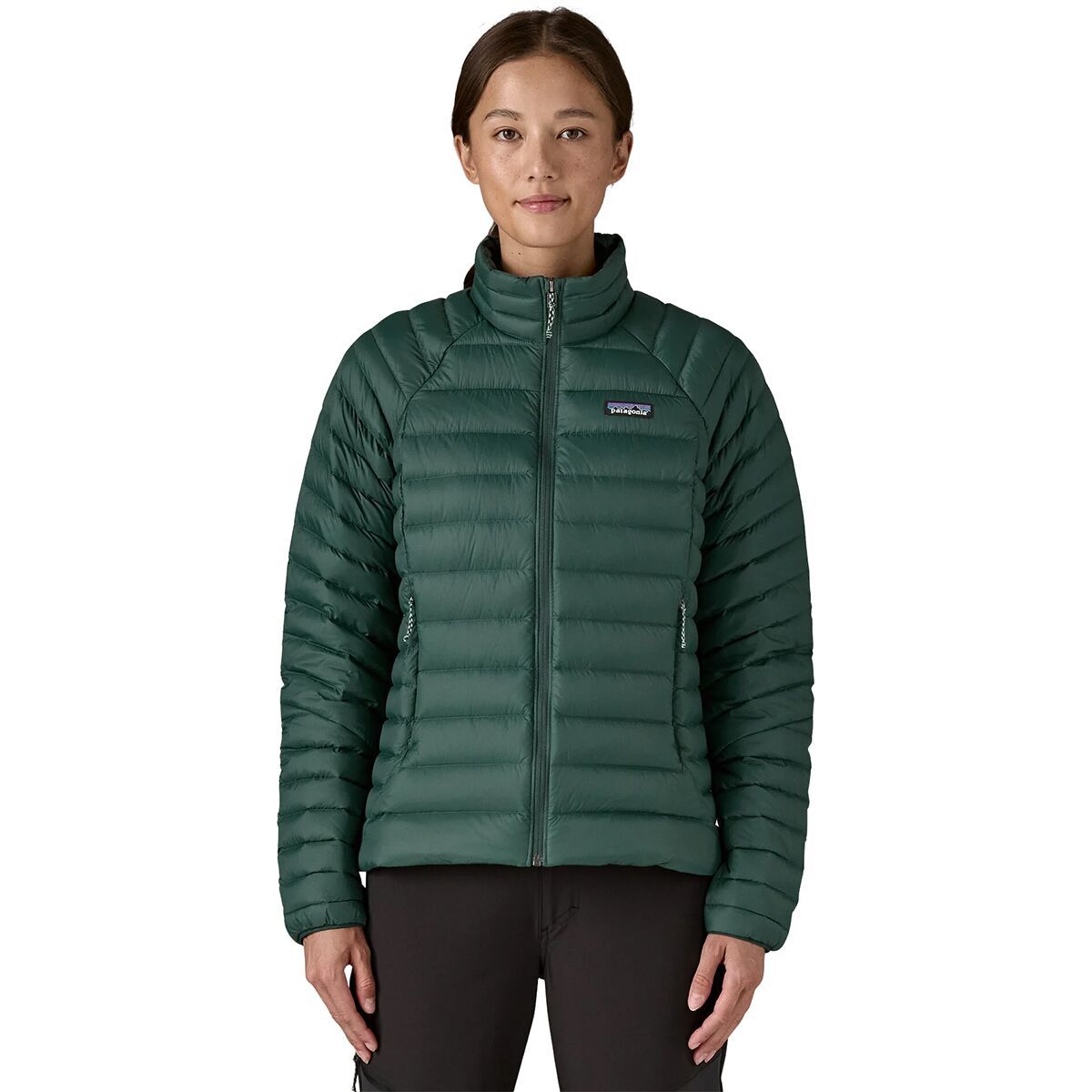 Image of Patagonia Down Sweater Jacket - Women's Cascade Green, M