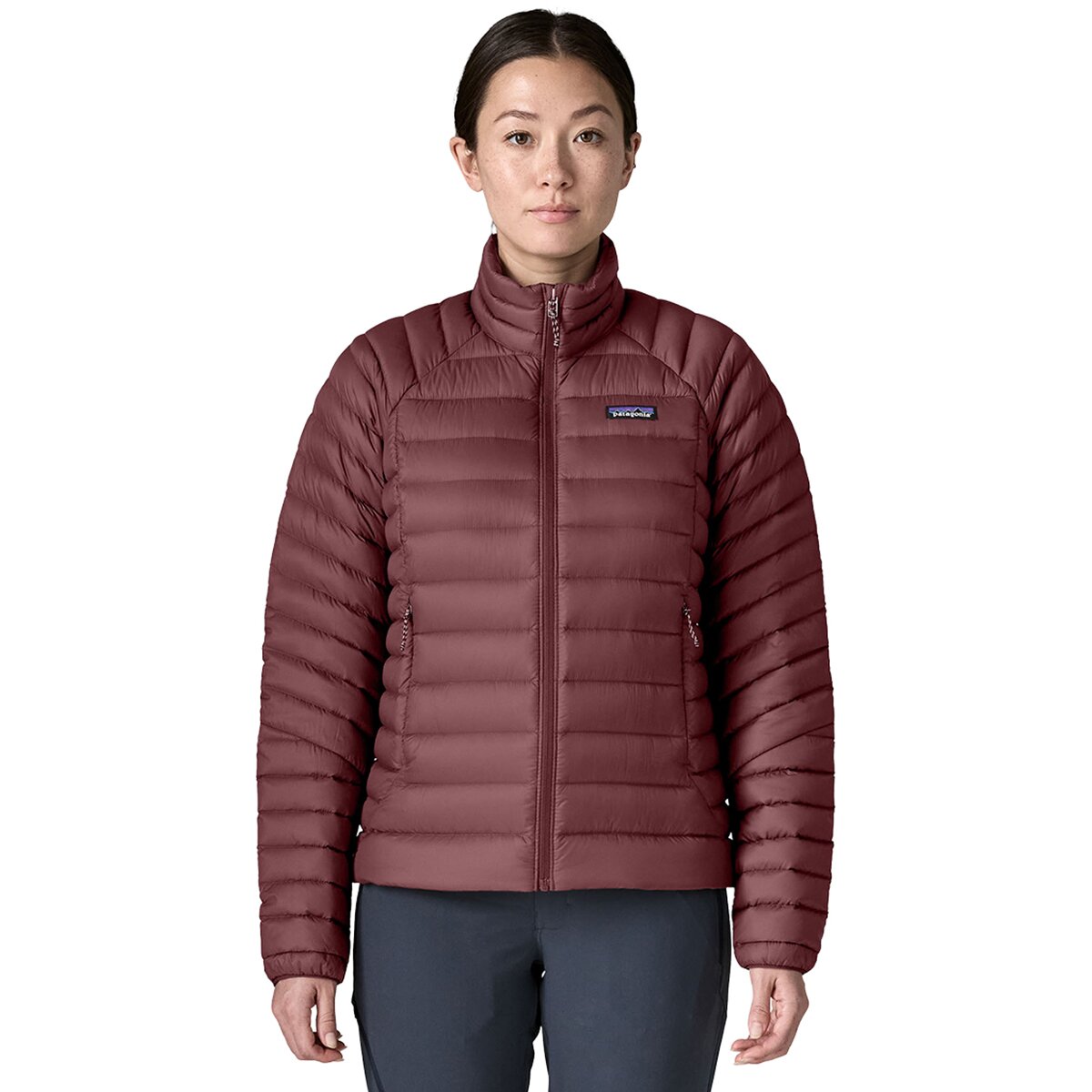 Image of Patagonia Down Sweater Jacket - Women's Dark Ruby, M