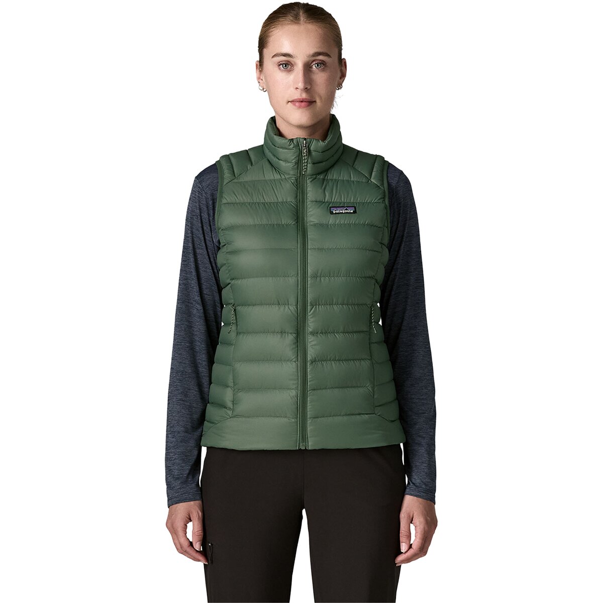 Image of Patagonia Down Sweater Vest - Women's Canopy Green, L
