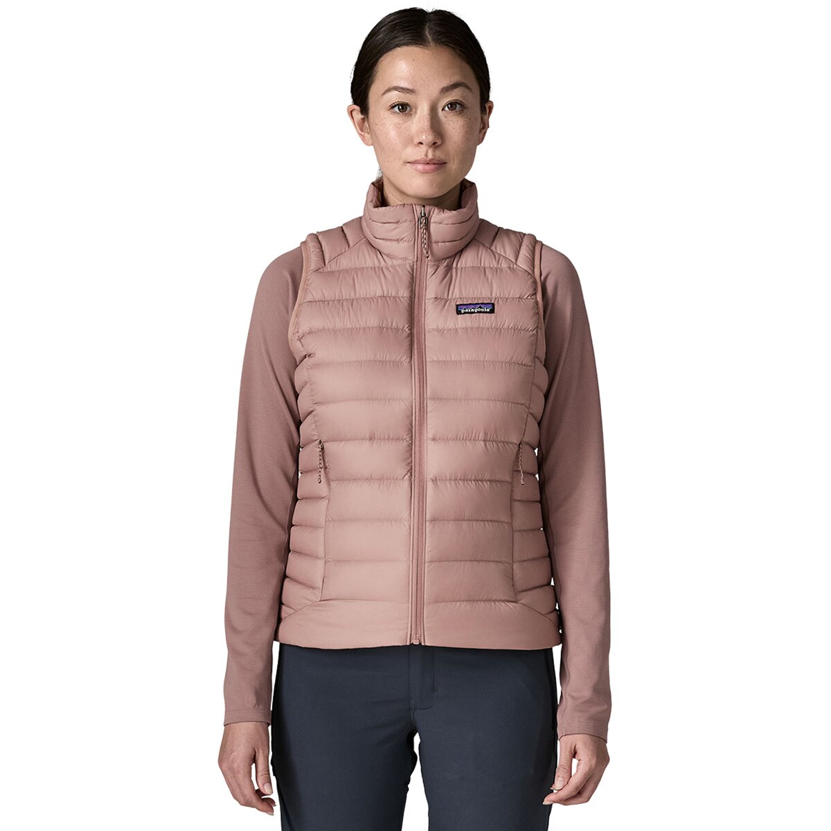 Image of Patagonia Down Sweater Vest - Women's Moonrise Taupe, S