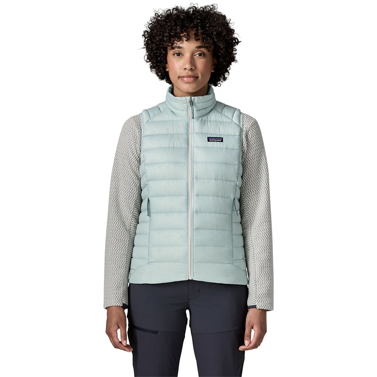 Image of Patagonia Down Sweater Vest - Women's Virtually Blue, M