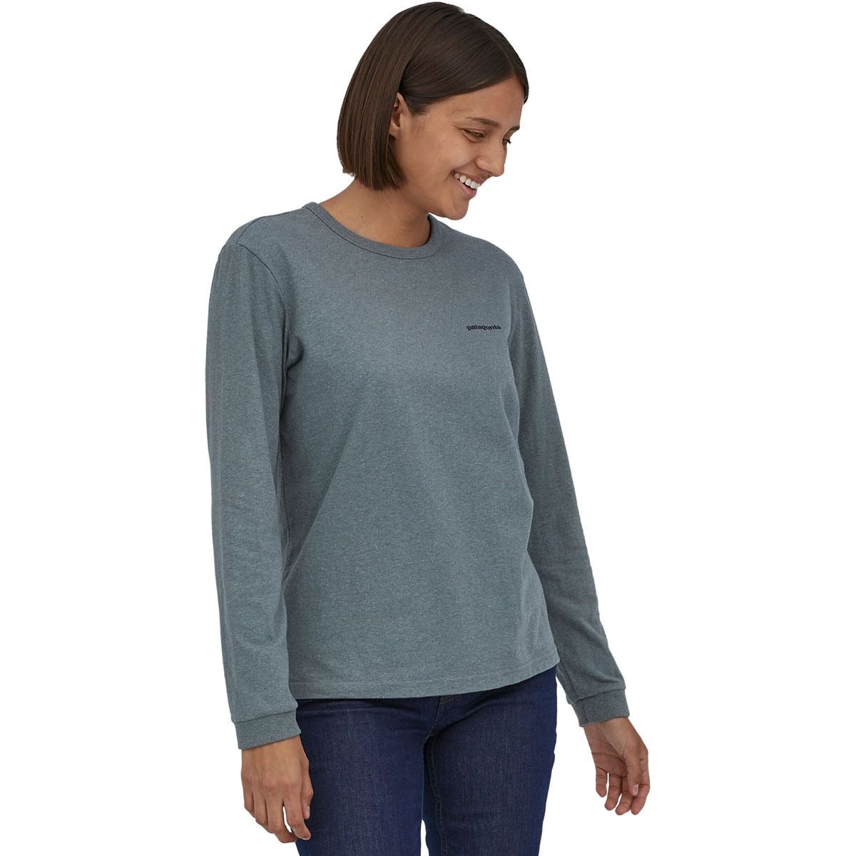 Patagonia P-6 Clothing Responsibili-Tee Long-Sleeve - Logo Women\'s T-Shirt 