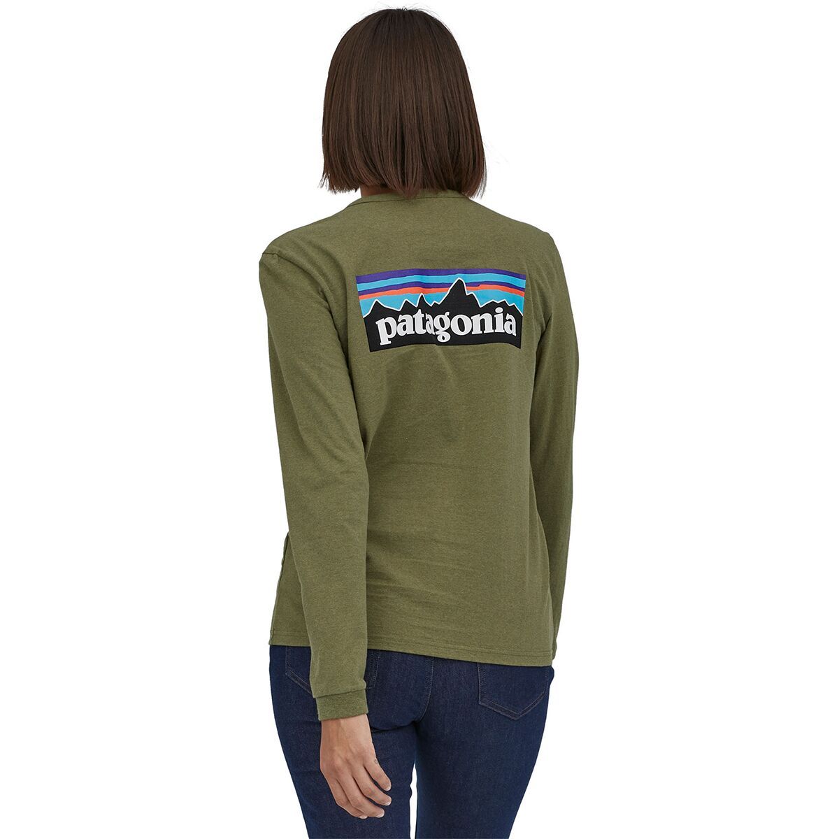 Patagonia P-6 Logo Responsibili-Tee Long-Sleeve T-Shirt - Women's Wyoming Green, XL
