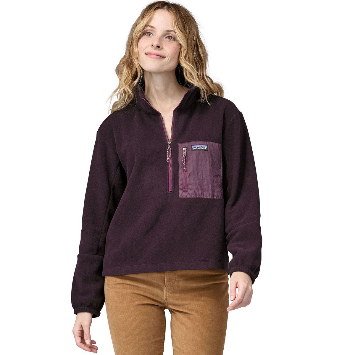 Patagonia Microdini Half-Zip Fleece - Women's Obsidian Plum, XXL