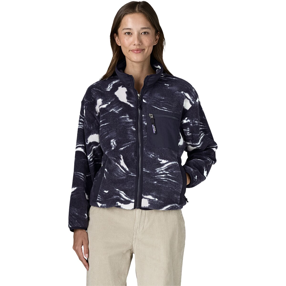 Image of Patagonia Synchilla Jacket - Women's Polar Breeze/Sunken Blue, M