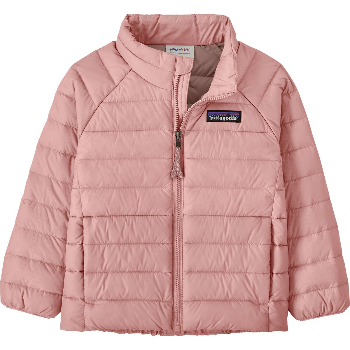 Image of Patagonia Down Sweater Jacket - Infants' Fuzzy Mauve, 12M