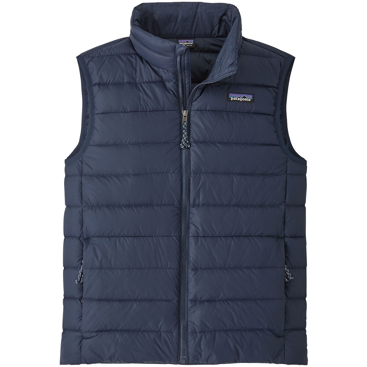 Image of Patagonia Down Sweater Vest - Kids' New Navy, S