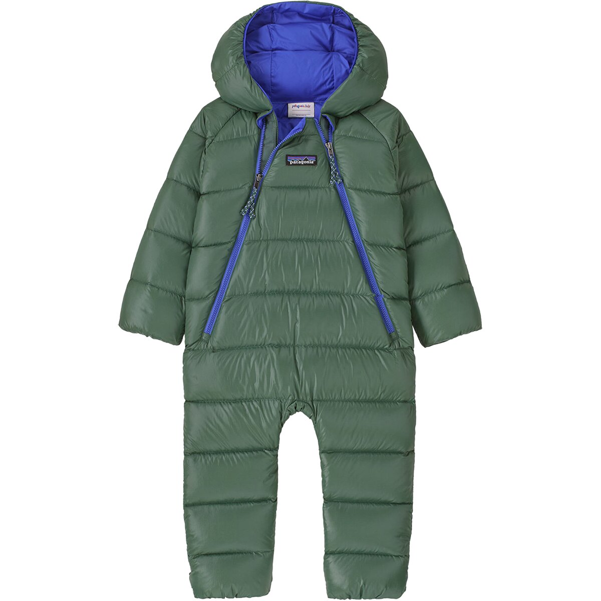 Image of Patagonia Hi-Loft Down Sweater Bunting - Infants' Canopy Green, 24M