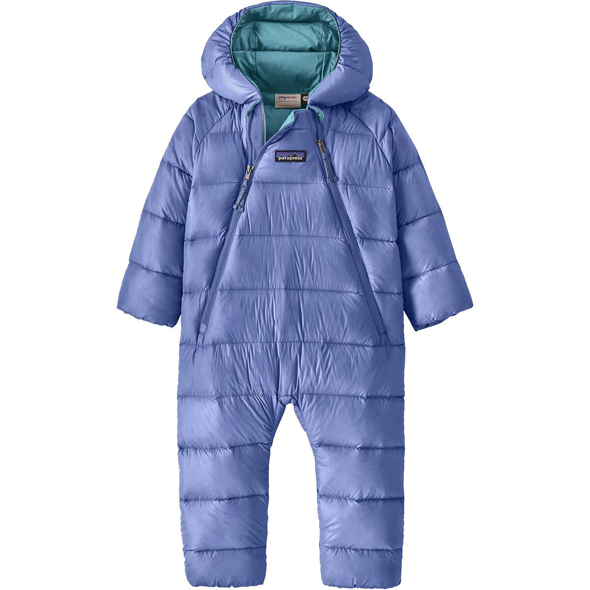 Image of Patagonia Hi-Loft Down Sweater Bunting - Infants' Diver Blue, 18M