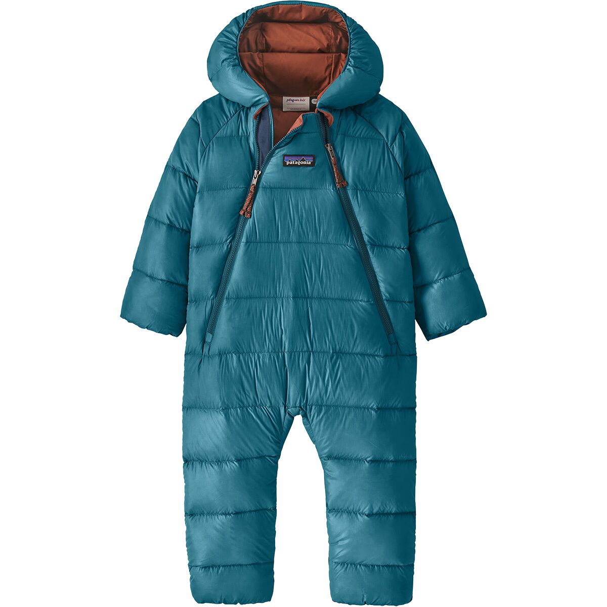 Image of Patagonia Hi-Loft Down Sweater Bunting - Infants' Glacial Blue, 0M