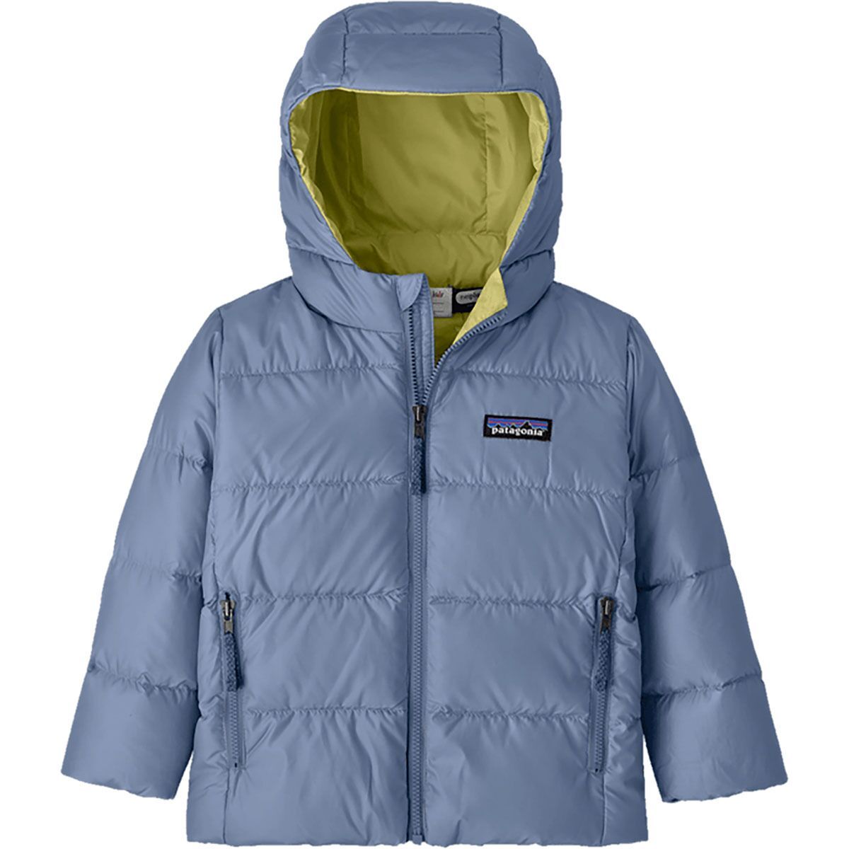Image of Patagonia Hi-Loft Down Sweater Hoodie - Infants' Barnacle Blue, 18M