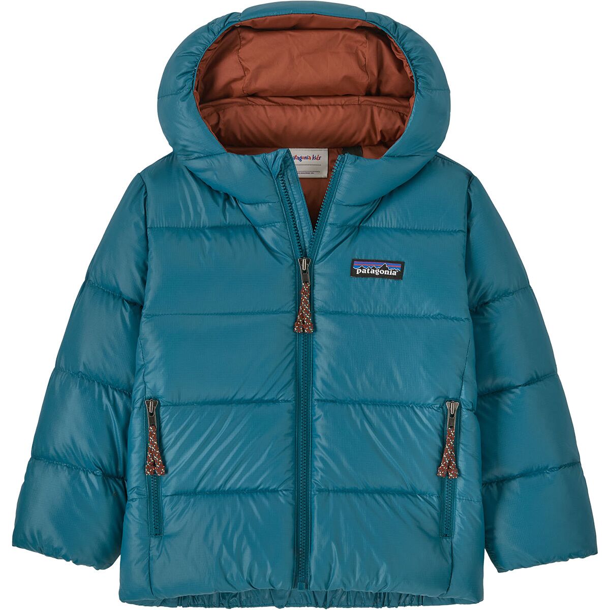 Image of Patagonia Hi-Loft Down Sweater Hoodie - Infants' Glacial Blue, 6M