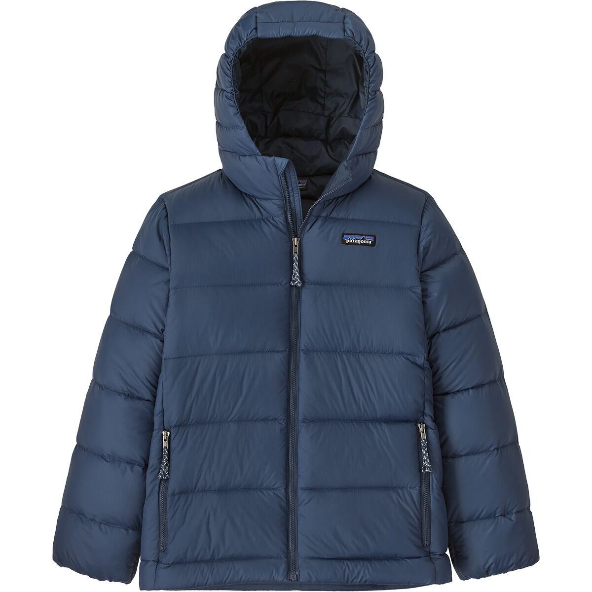 Image of Patagonia Hi-Loft Down Sweater Hoodie - Kids' New Navy, S