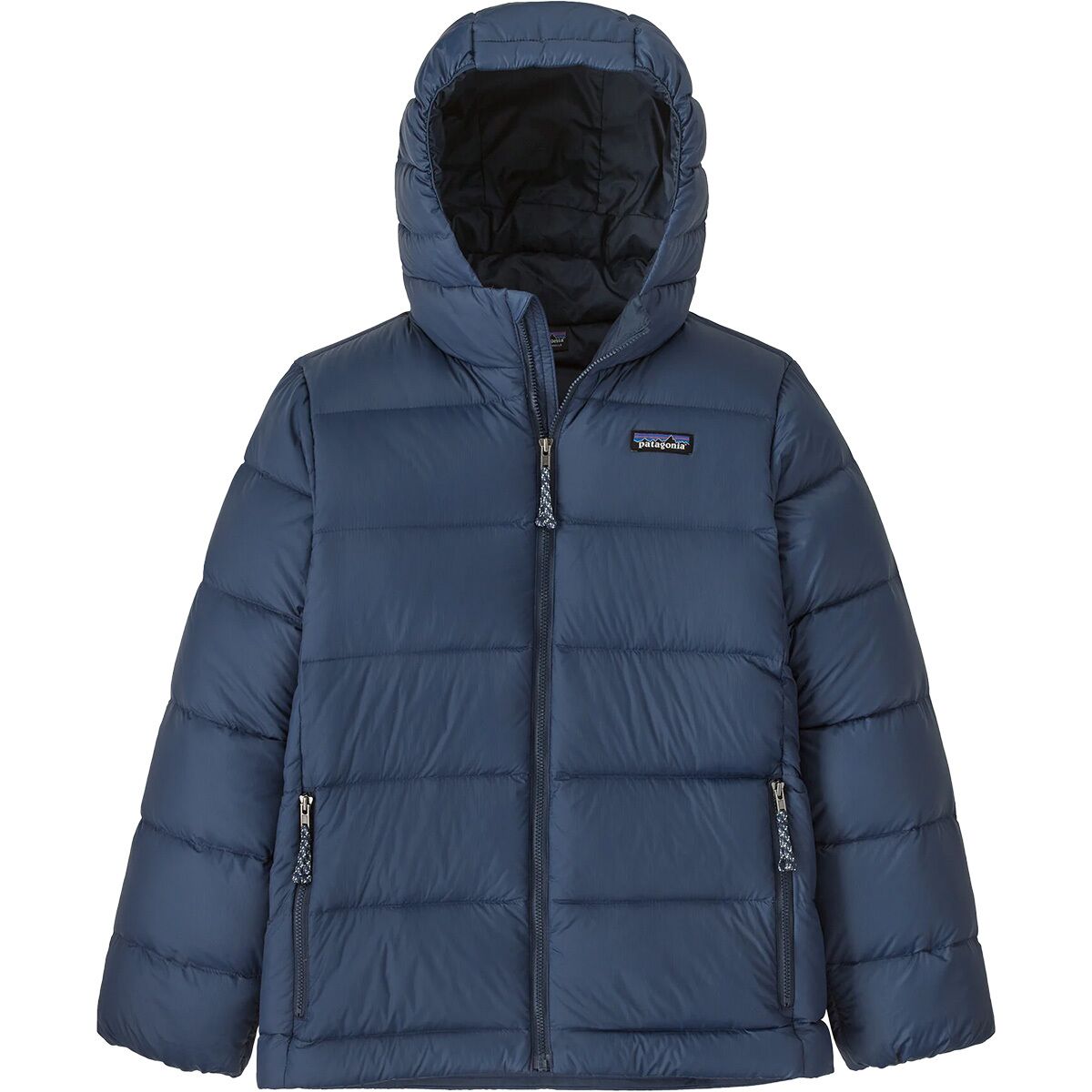 Image of Patagonia Hi-Loft Down Sweater Hoodie - Kids' New Navy, XL