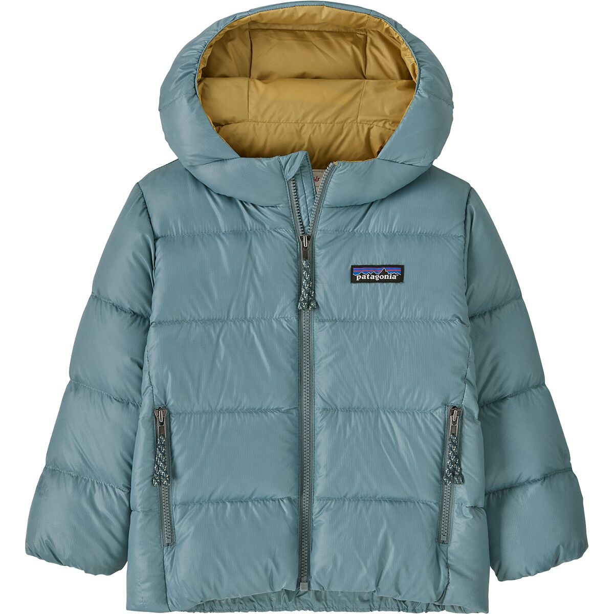 Image of Patagonia Hi-Loft Down Sweater Hoodie - Toddlers' Blue Sage, 2T