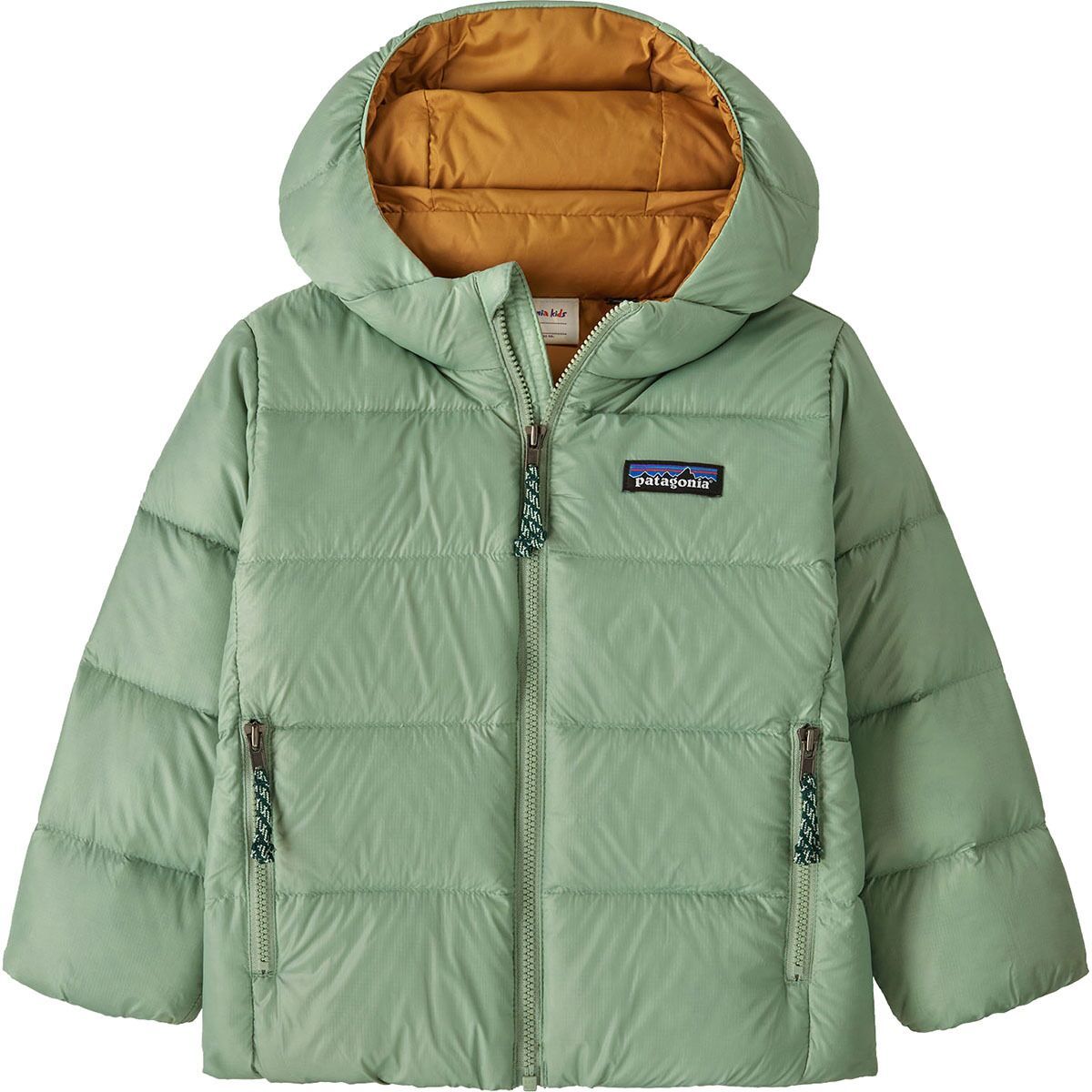 Image of Patagonia Hi-Loft Down Sweater Hoodie - Toddlers' Ellwood Green, 3T