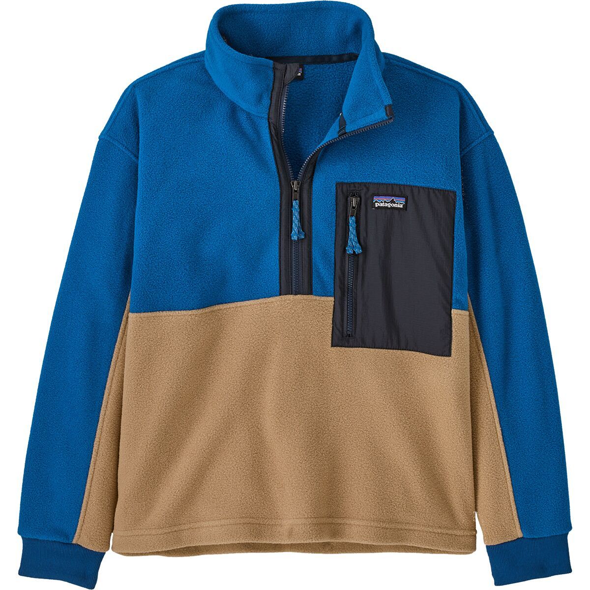 Patagonia Microdini 1/2-Zip Pullover - Kids' Grayling Brown, XL