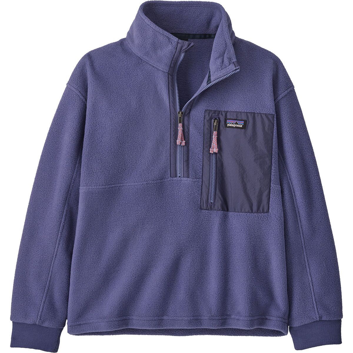 Image of Patagonia Microdini 1/2-Zip Pullover - Kids' Solstice Purple, L