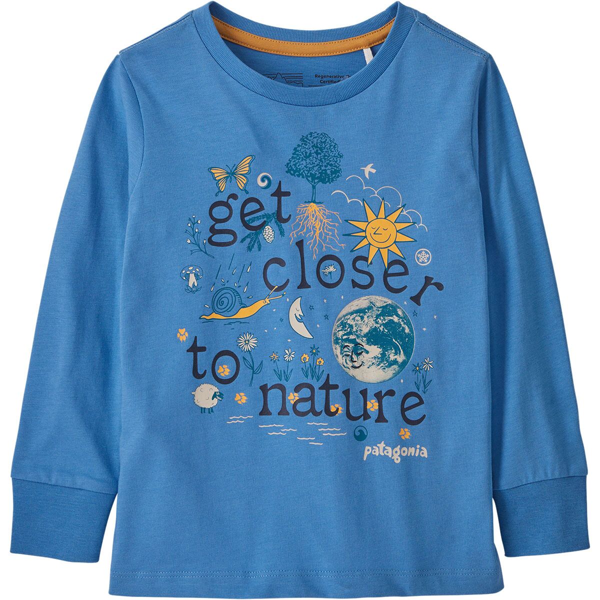 Patagonia Regenerative Organic Cotton Long-Sleeve T-Shirt - Toddlers'