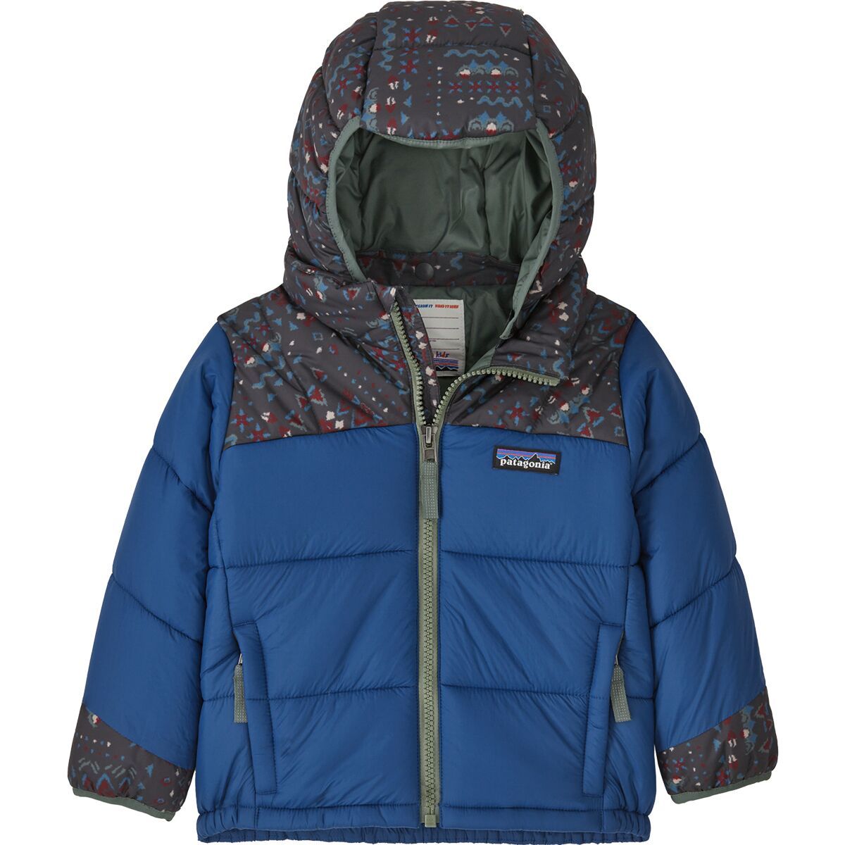 Patagonia Synthetic Puffer Hoodie - Infants' Superior Blue, 12M