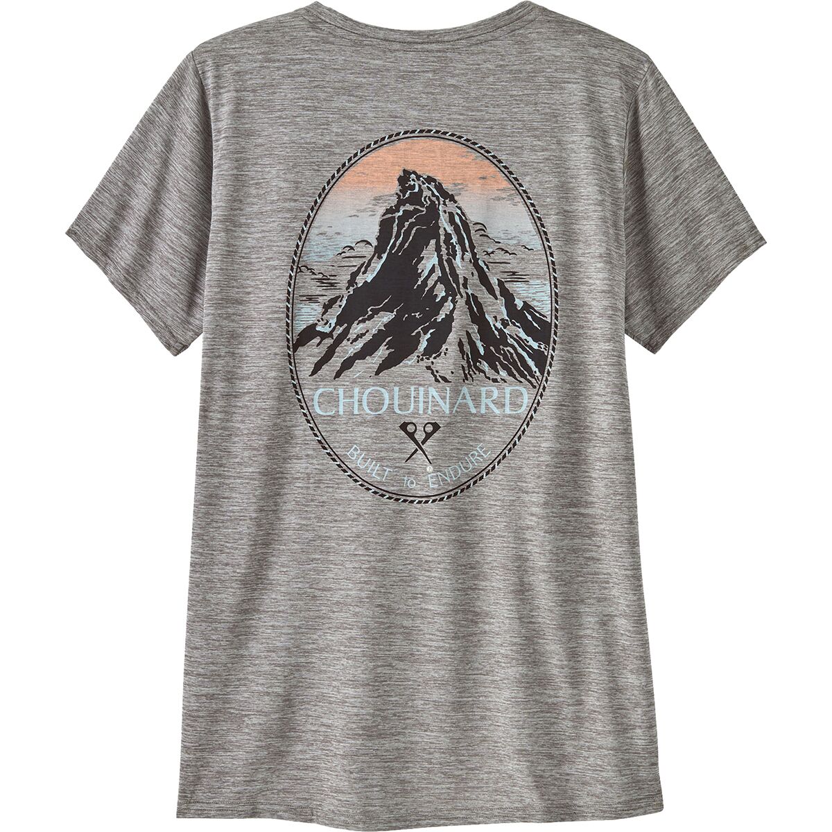 Patagonia Patagonia Cap Cool Daily Graphic Shirt - Lands - Women's Chouinard Crest: Feather Grey, M