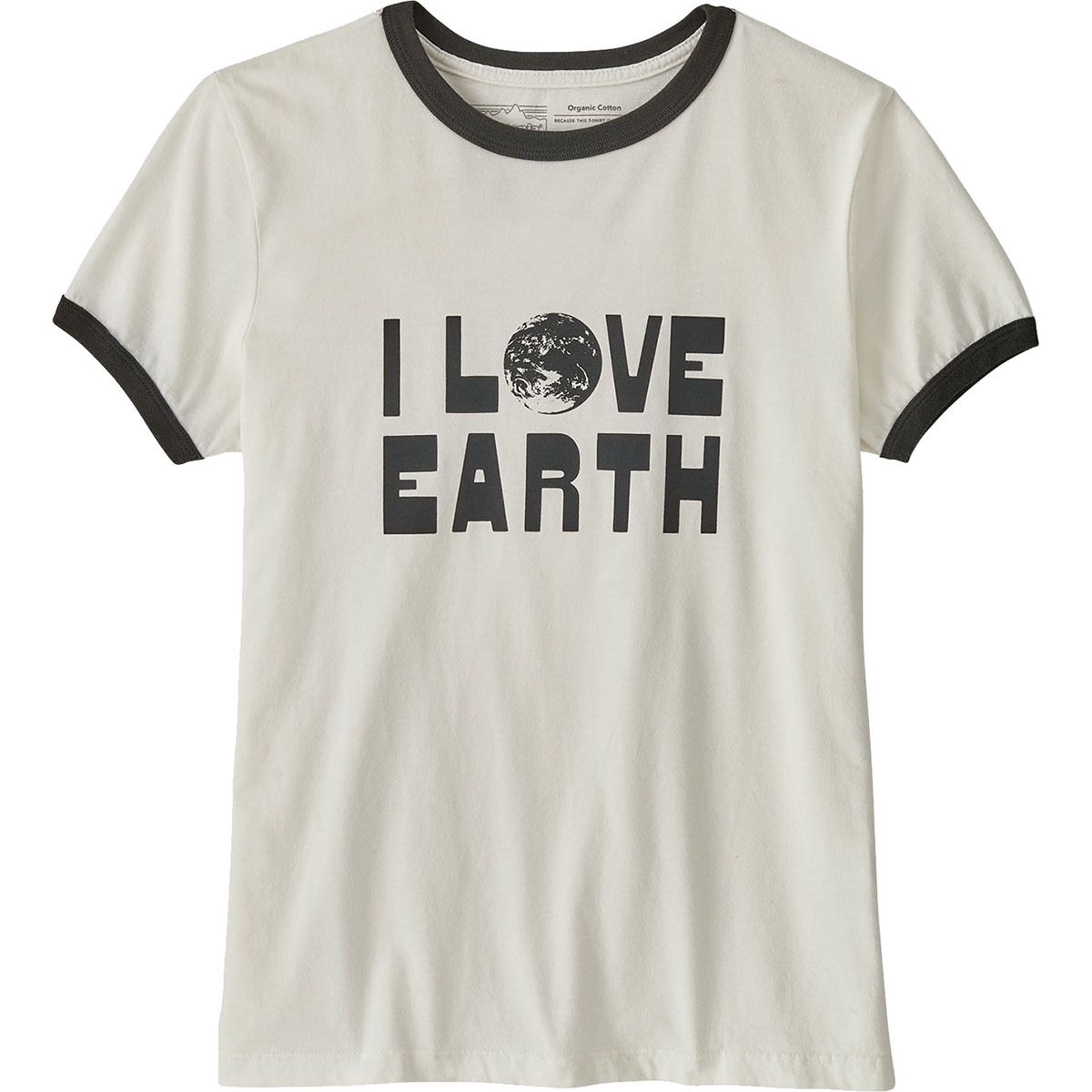 Earth Love Organic Ringer Short-Sleeve T-Shirt - Women