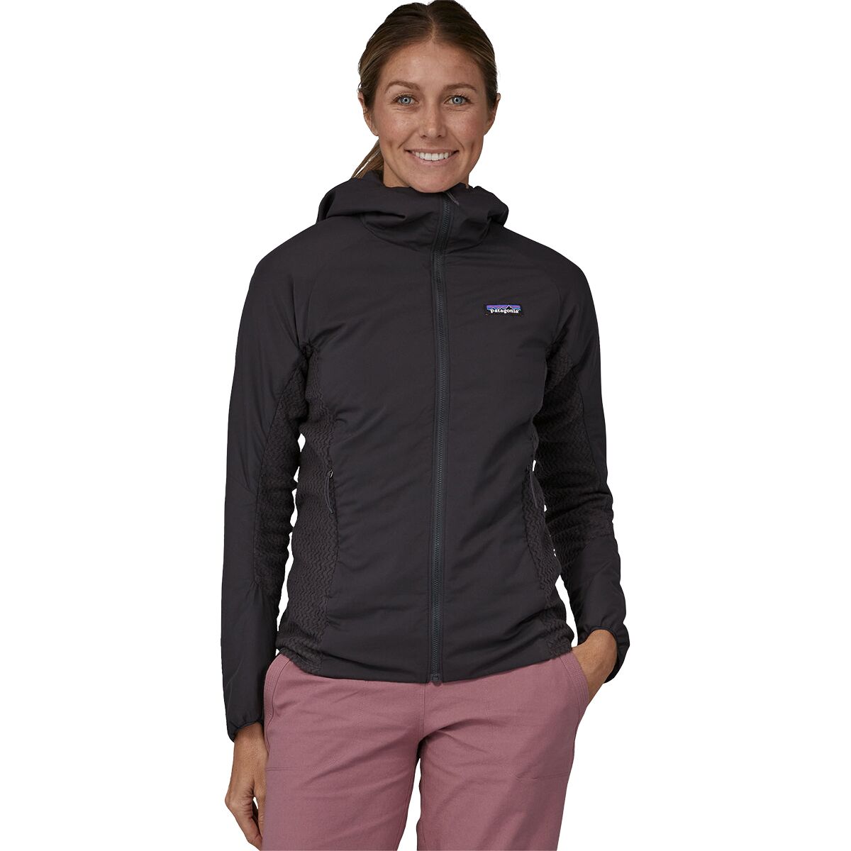 Image of Patagonia Nano-Air Light Hybrid Hooded Jacket - Women's Black, M