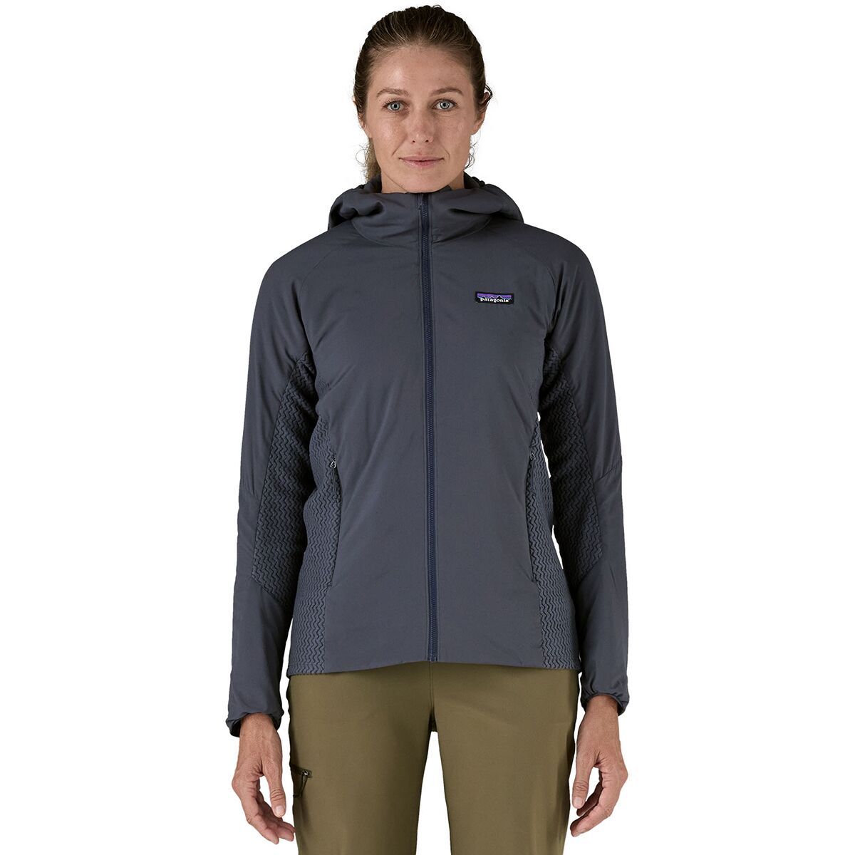 Image of Patagonia Nano-Air Light Hybrid Hooded Jacket - Women's Smolder Blue, M
