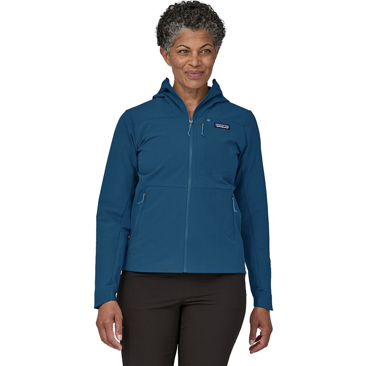 Patagonia R1 CrossStrata Hoodie - Women's Lagom Blue, L