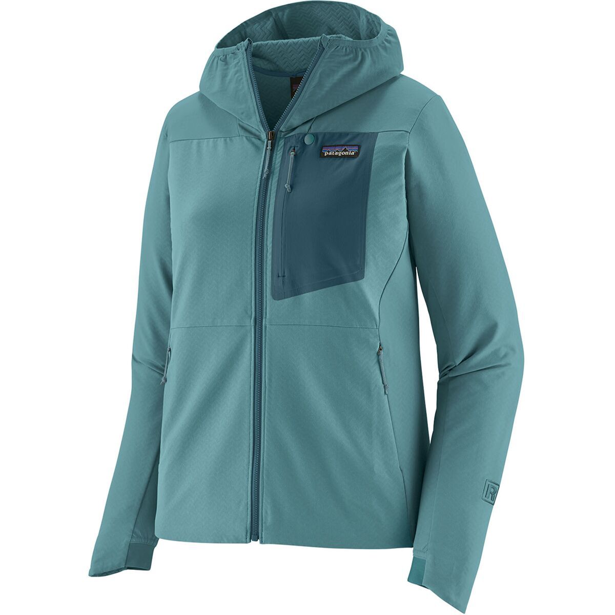 Image of Patagonia R1 CrossStrata Hoodie - Women's Wetland Blue, L