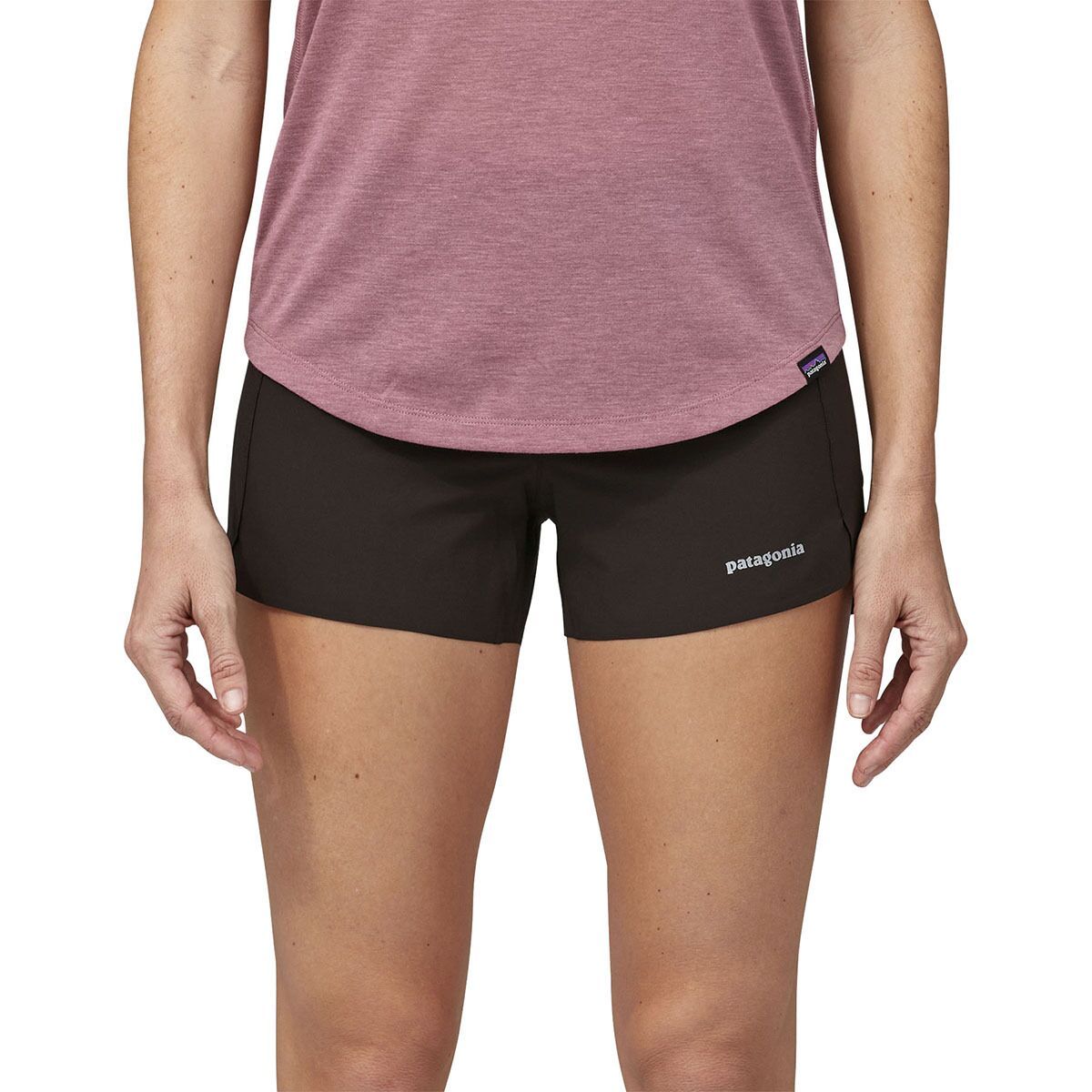 Image of Patagonia Strider Pro 3.5in Running Short - Women's Black, L