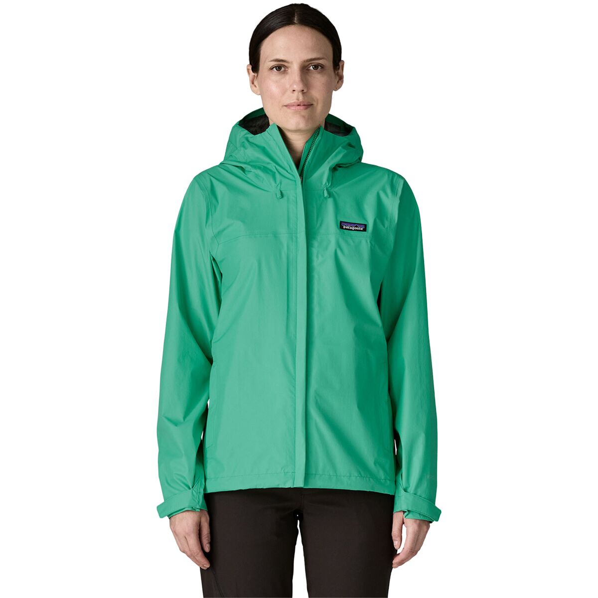 Image of Patagonia Torrentshell 3L Jacket - Women's Aqua Stone, XL