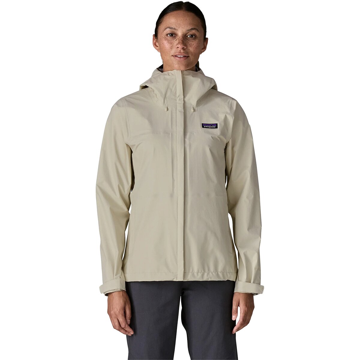 Image of Patagonia Torrentshell 3L Jacket - Women's Wool White, XS