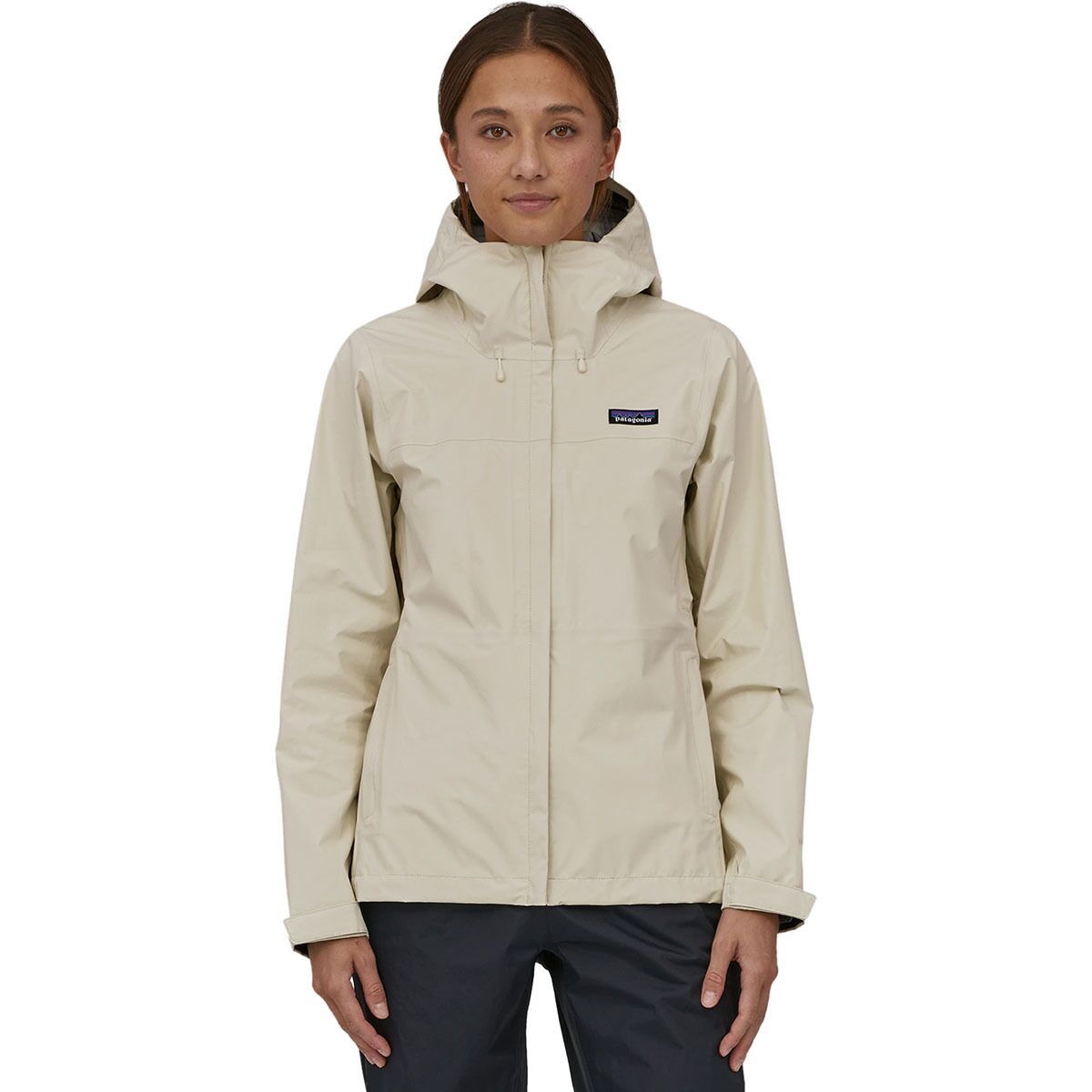 Image of Patagonia Torrentshell 3L Jacket - Women's Wool White, L