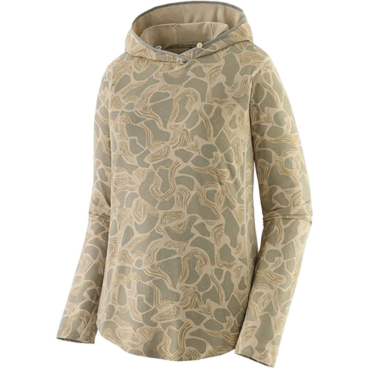 Image of Patagonia Tropic Comfort Natural Hoodie - Women's Coastal Edge/Natural, S