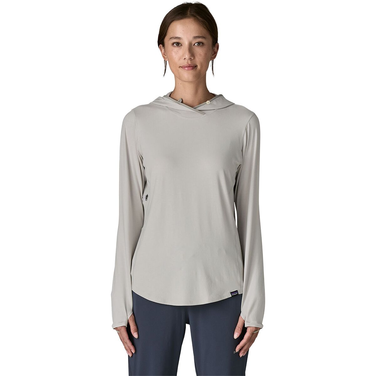 Image of Patagonia Tropic Comfort Natural Hoodie - Women's Crisp Grey, M