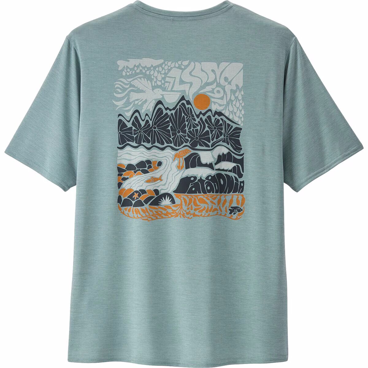 【Patagonia】 Capilene Cool Daily Graphic Shirt - Waters Patagonia Men's Capilene® Cool Daily Graphic Shirt - Waters