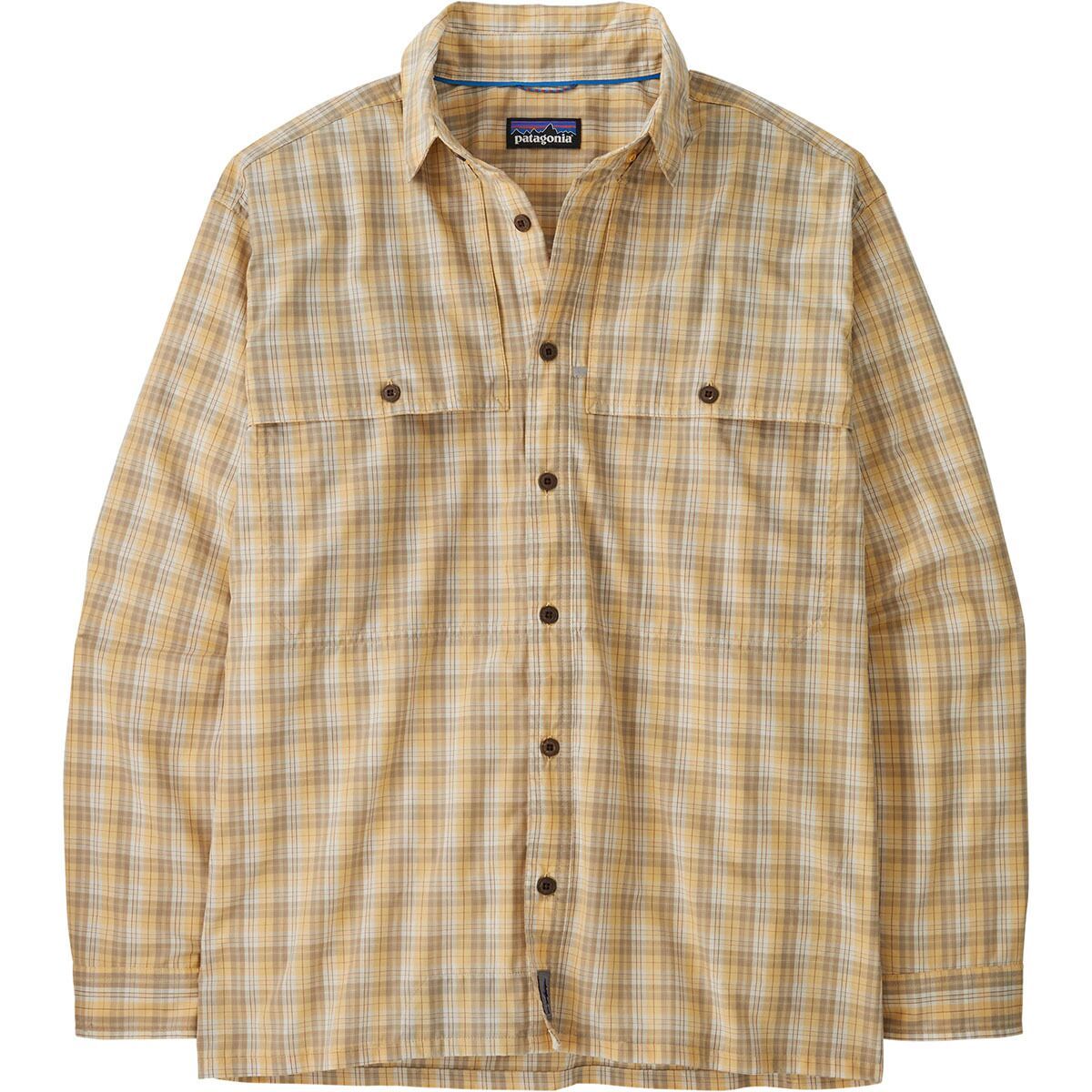 Image of Patagonia Island Hopper II Long-Sleeve Shirt - Men's Dipper: Beeswax Tan, M