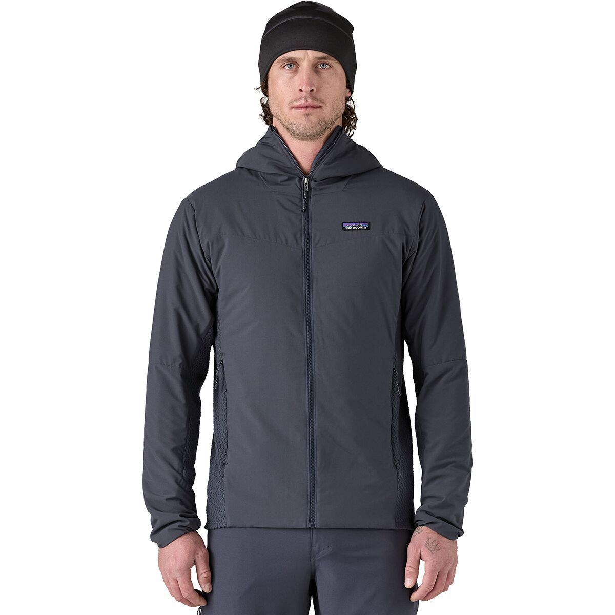 Image of Patagonia Nano-Air Light Hybrid Insulated Hooded Jacket - Men's Smolder Blue, L