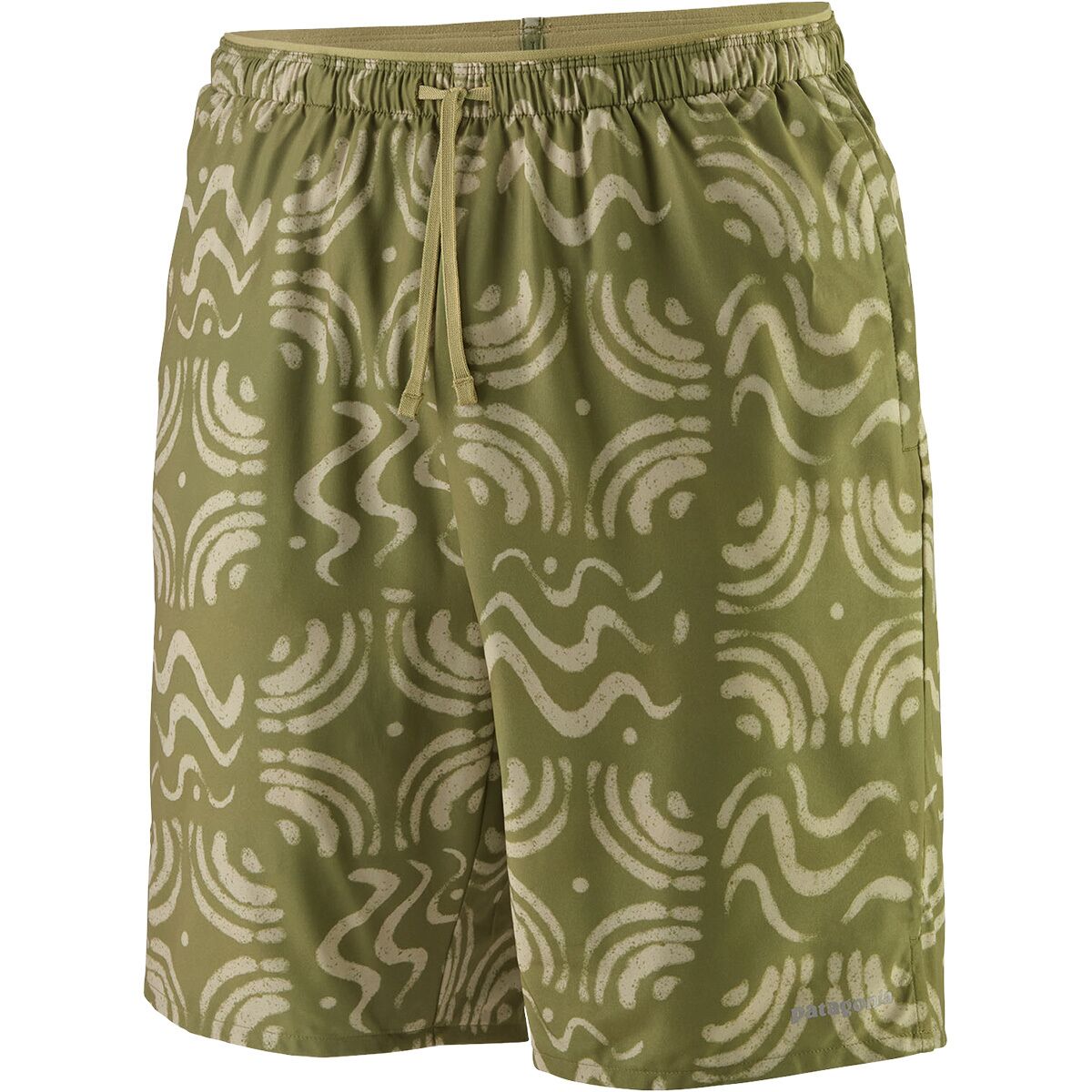 Image of Patagonia Multi Trails 8in Short - Men's Sand Waves: Caper Green, M