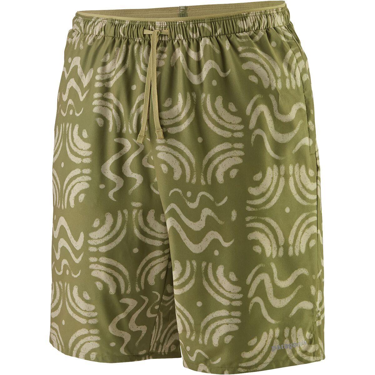 Image of Patagonia Multi Trails 8in Short - Men's Sand Waves: Caper Green, L