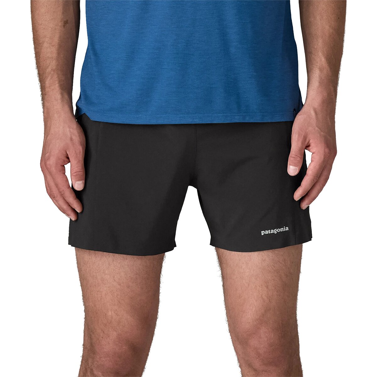 Image of Patagonia Strider Pro 5in Short - Men's Black, L