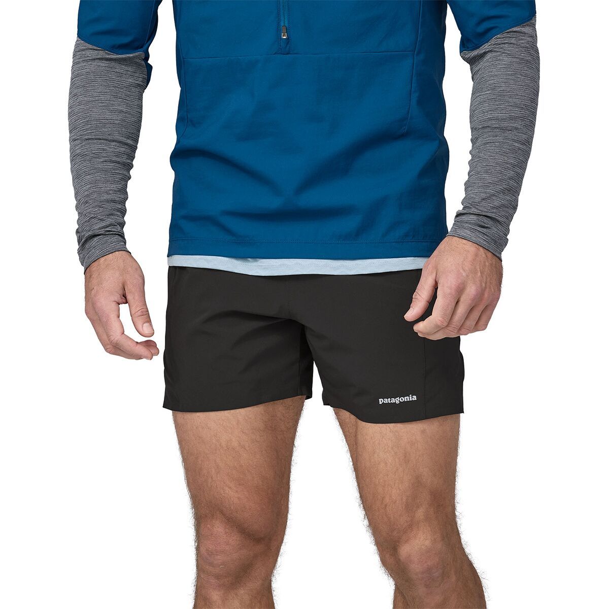 Image of Patagonia Strider Pro 5in Short - Men's Black, M