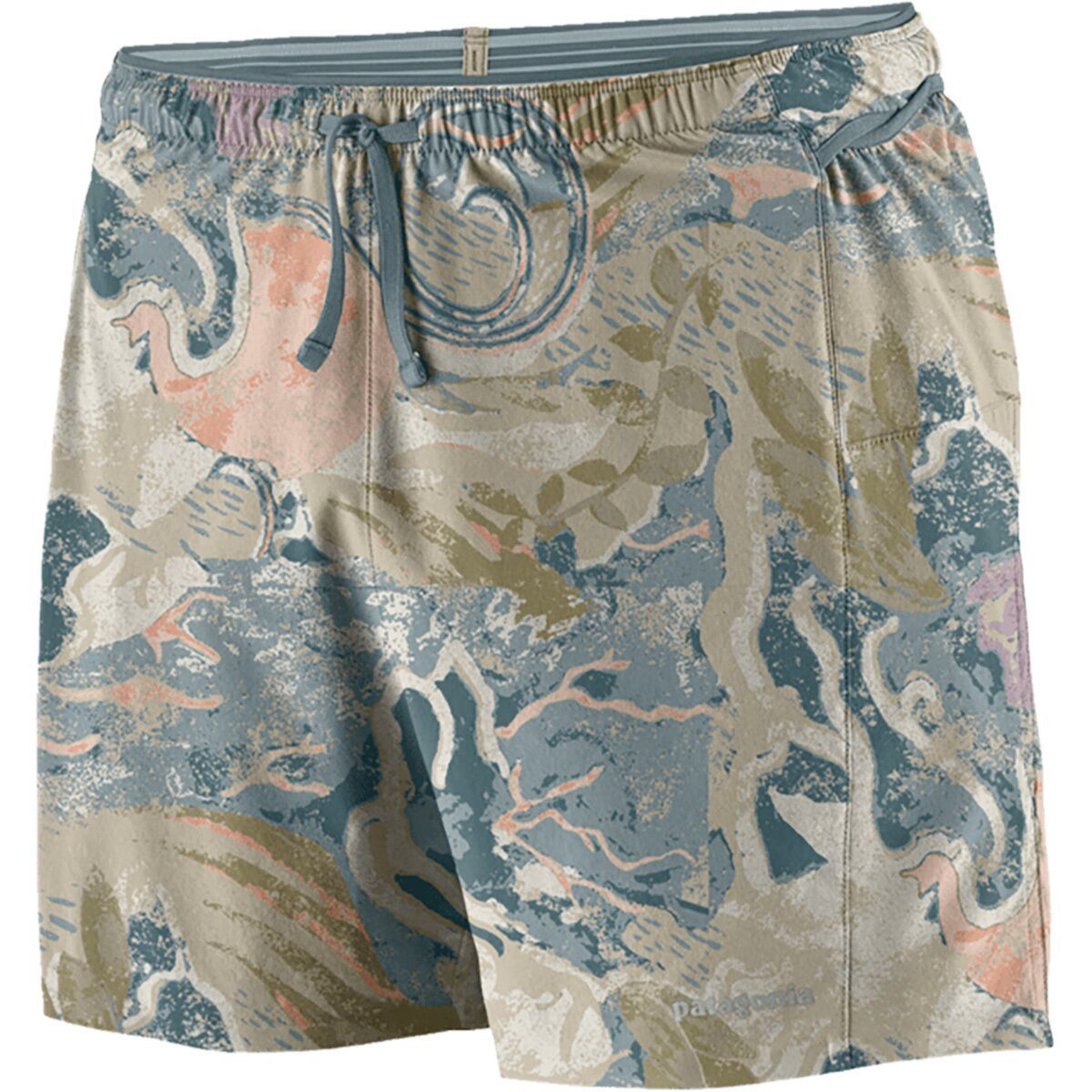 Image of Patagonia Strider Pro 5in Short - Men's Moon Tripper: Weathered Stone, XL