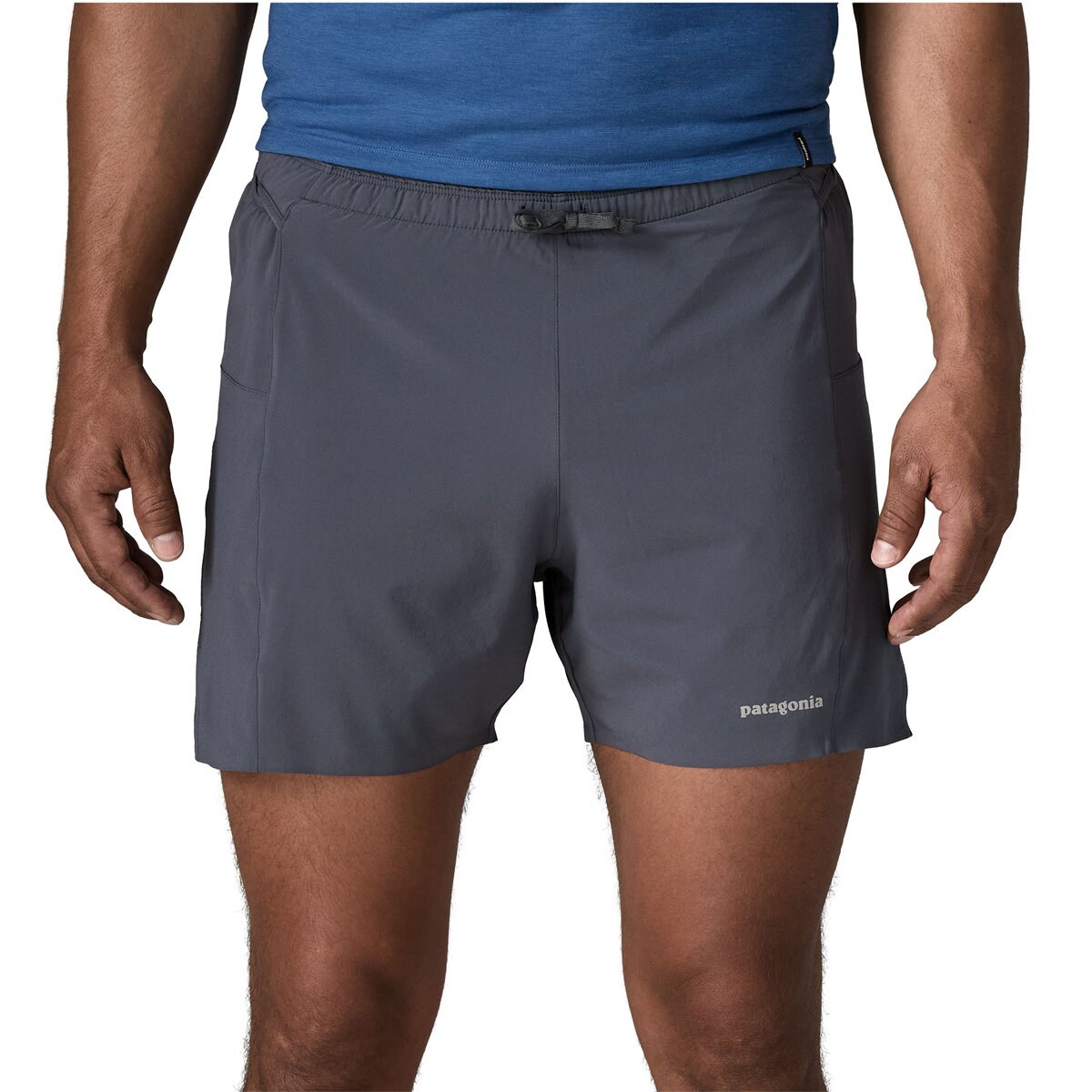 Image of Patagonia Strider Pro 5in Short - Men's Smolder Blue, S