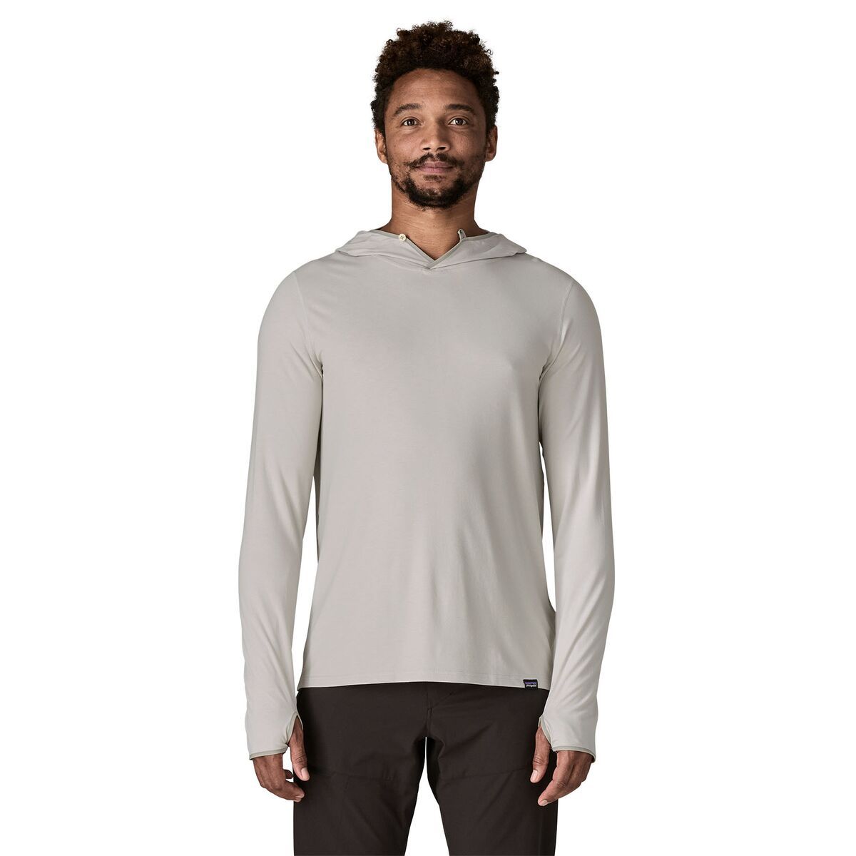 Image of Patagonia Tropic Comfort Natural Hoodie - Men's Crisp Grey, M