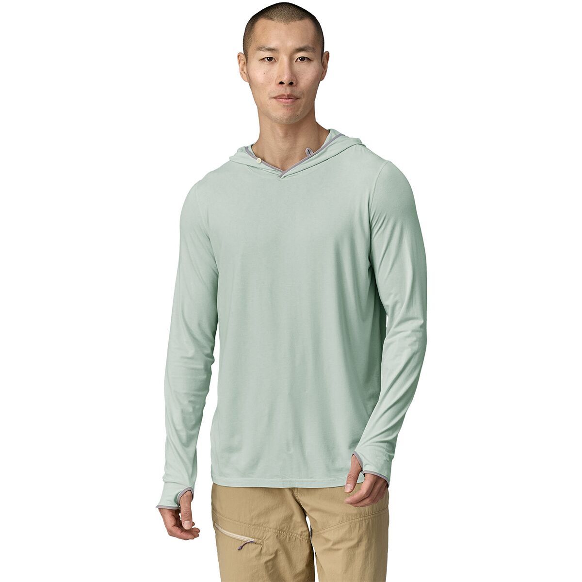 Image of Patagonia Tropic Comfort Natural Hoody - Men's Wispy Green, L